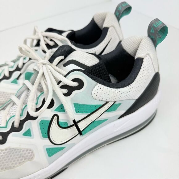 Nike Air Max Genome White Clear Emerald Black Athletic Lace Up Sneakers - Picture 8 of 15
